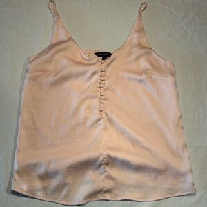 Banana Republic Pink Blush Button Front Spaghetti Strap Camisole Women’s XS